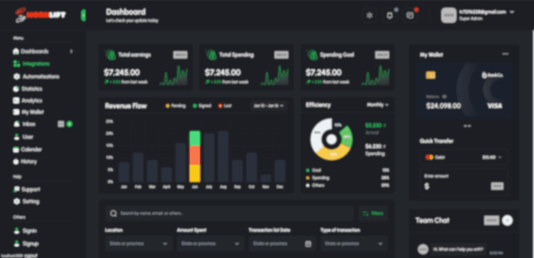 WorkLift - SaaS d'automatisation